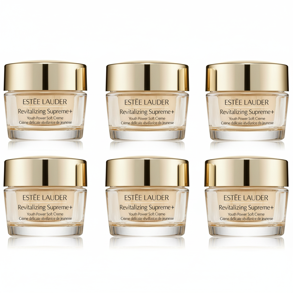 [6-PACK] Estee Lauder Revitalizing Supreme+ Youth Power Soft Creme - Anti-Aging Face Moisturizer
