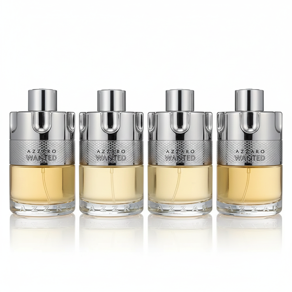 [4-PACK]  Azzaro Wanted by Azzaro Eau De Toilette Spray 3.4 oz for Male