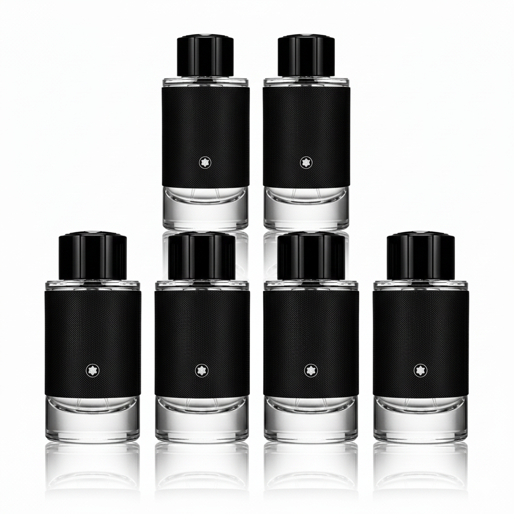 [6-PACK]  Mont Blanc Explorer Eau De Parfum Spray, Cologne for Men, 3.4 Oz (Copy)
