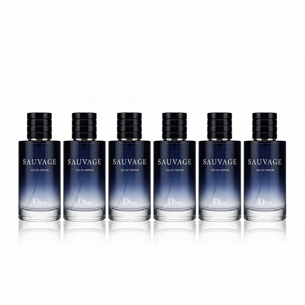 [6-PACK]  Sauvage by Christian Dior Eau De Parfum Spray 3.4 oz for Men