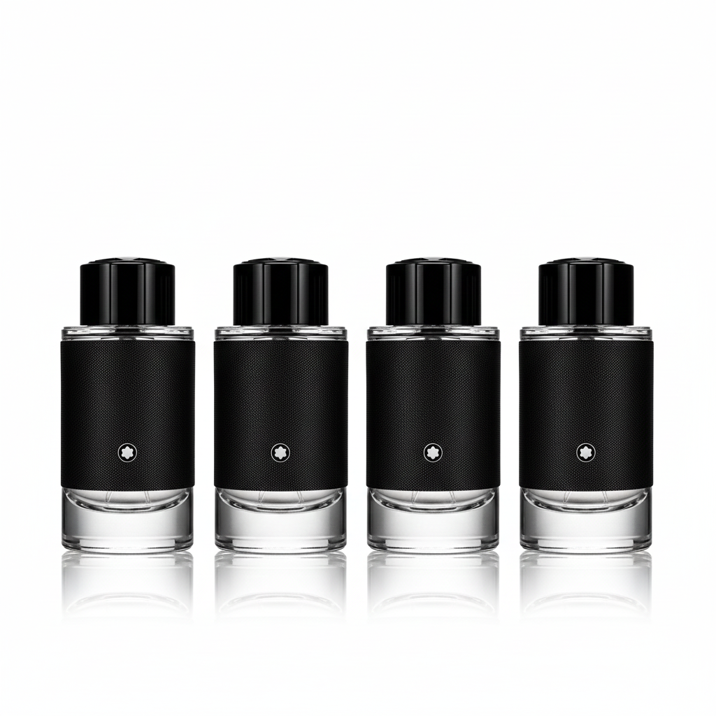 [4-PACK]  Mont Blanc Explorer Eau De Parfum Spray, Cologne for Men, 3.4 Oz