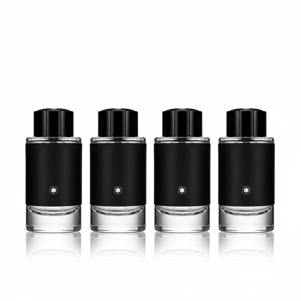 [4-PACK]  Mont Blanc Explorer Eau De Parfum Spray, Cologne for Men, 3.4 Oz