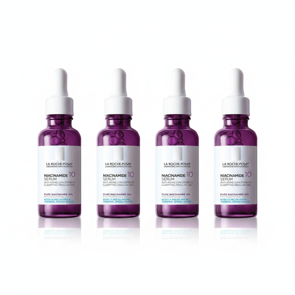 [4-PACK] La Roche Posay Pure Niacinamide 10 Serum for Dark Spots 30ml Brightening