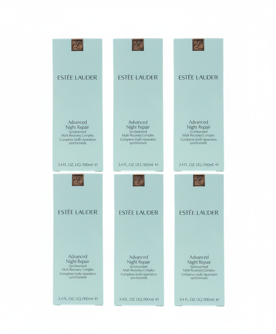 [6-PACK] Estee Lauder Advanced Night Repair Serum: Hydrating, Multi-Recovery, Antioxidant Complex, 3.4 oz