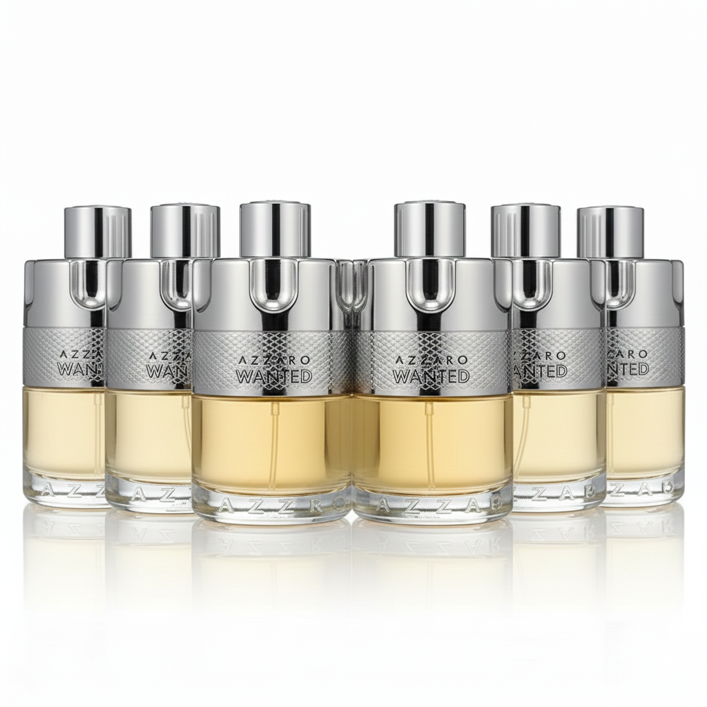 [6-PACK]  Azzaro Wanted by Azzaro Eau De Toilette Spray 3.4 oz for Male