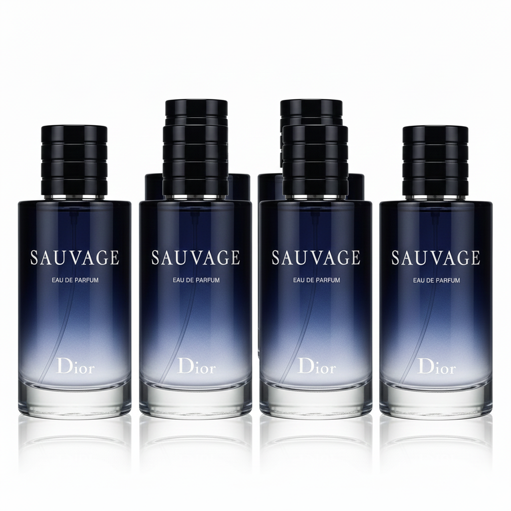 [6-PACK]  Sauvage by Christian Dior Eau De Parfum Spray 3.4 oz for Men