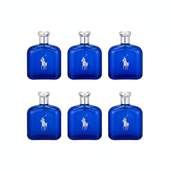 [6-PACK] Ralph Lauren Polo Blue Eau de Toilette Spray, 4.2 oz